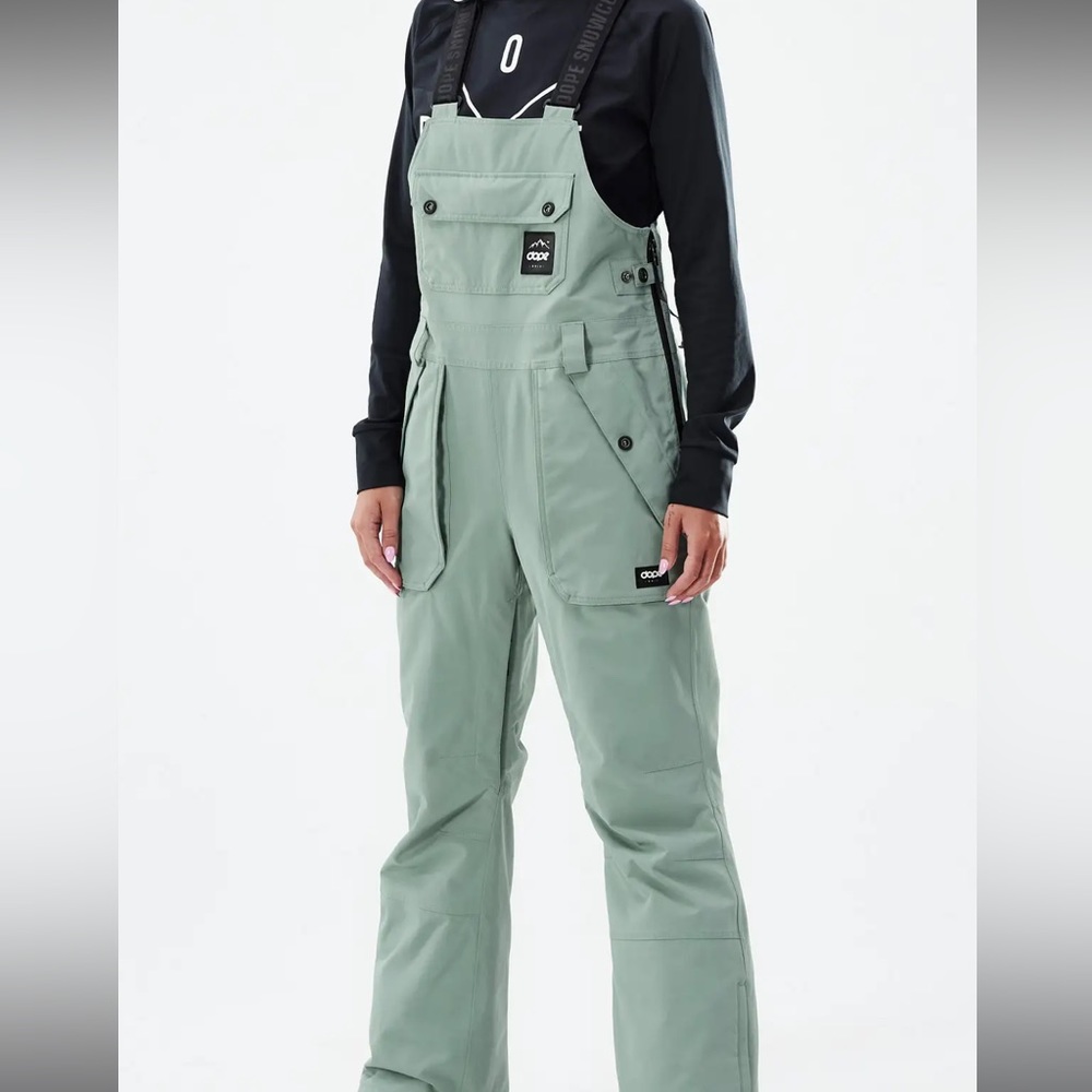 Dope snow notorious BIBS mint green